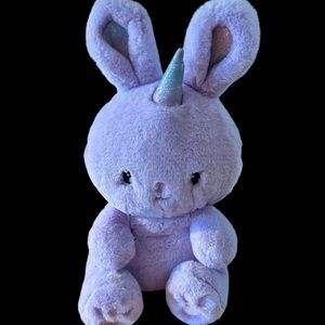 FAO Schwarz Glow Brights Unicorn Bunny Rabbit Lavender 17”
